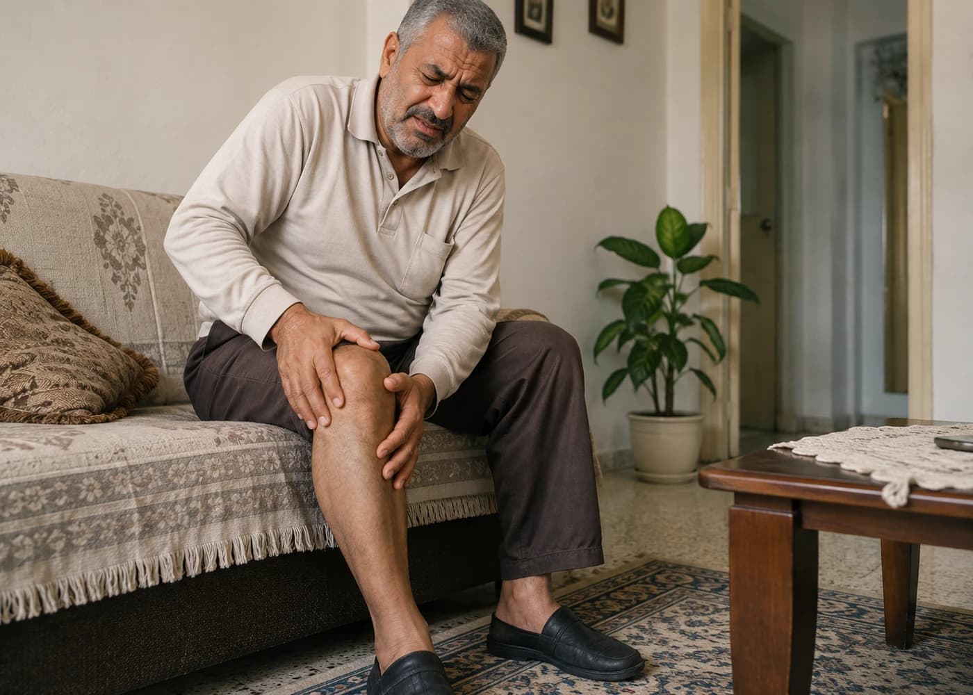 دعم الركبة أثناء الحركة